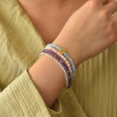 4-in-1 Energy Crystal Bracelet Set |  Serenity & Inner Peace - Auratract